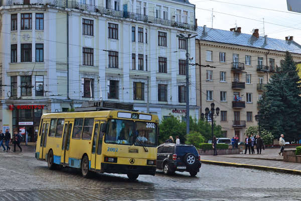 2002 | ЛАЗ-52522 | Трoлейбусне депо по пр. Незалежності