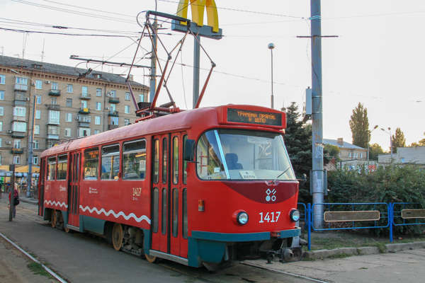 1417 | Tatra T4DM | Депо № 3 - Флот - Alltransua