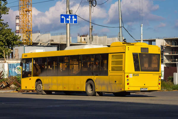 【砂バス】 8549 / KA 9608 BI | МАЗ-203015 | Автобусний парк № 5