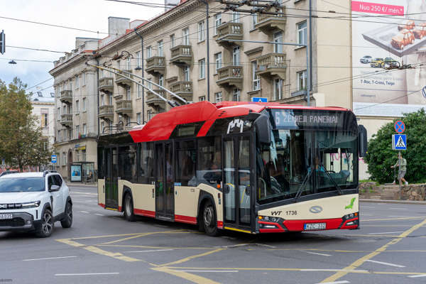 1736 / KZC 332 | Solaris Trollino IV 12 Škoda | Antakalnio