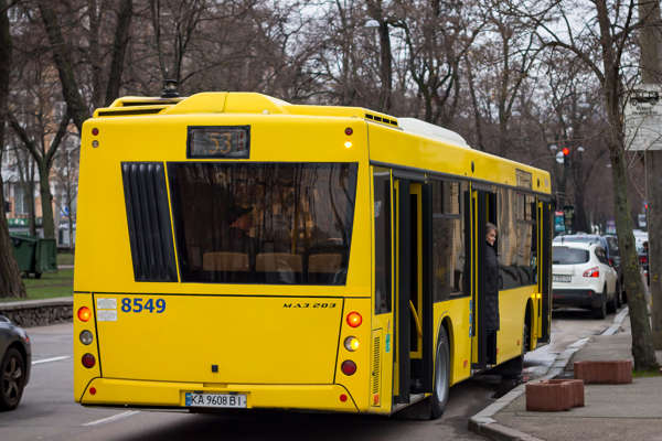 【砂バス】 8549 / KA 9608 BI | МАЗ-203015 | Автобусний парк № 5
