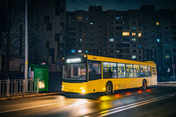 7287 / AA 1893 AA | МАЗ-203065 | Автобусний парк № 2