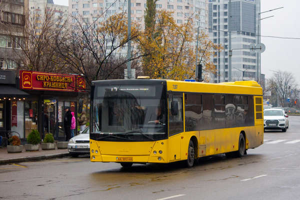 7287 / AA 1893 AA | МАЗ-203065 | Автобусний парк № 2