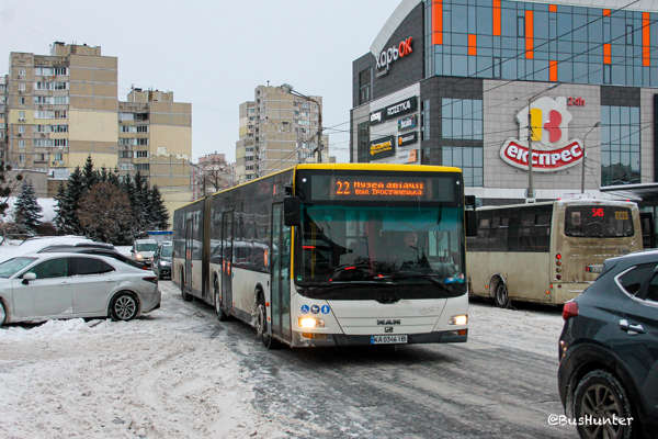 パパ 4838 / KA 0346 IB | MAN A23 Lion's City G NG 313 | Автобусний парк № 8