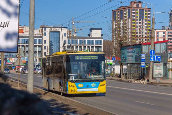 145 | ЛАЗ E183D1-01 ElectroLAZ | КП «Тернопільелектротранс»
